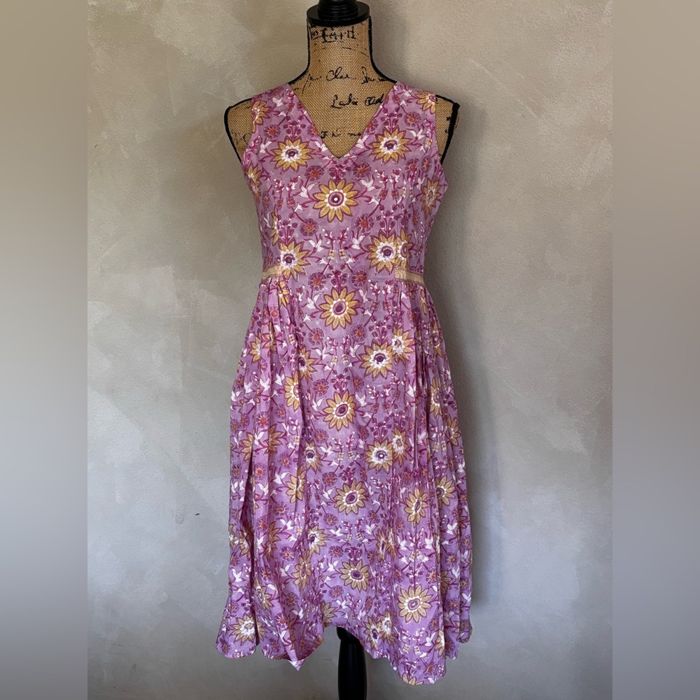 Okhai Floral Pink Sleeveless Dress